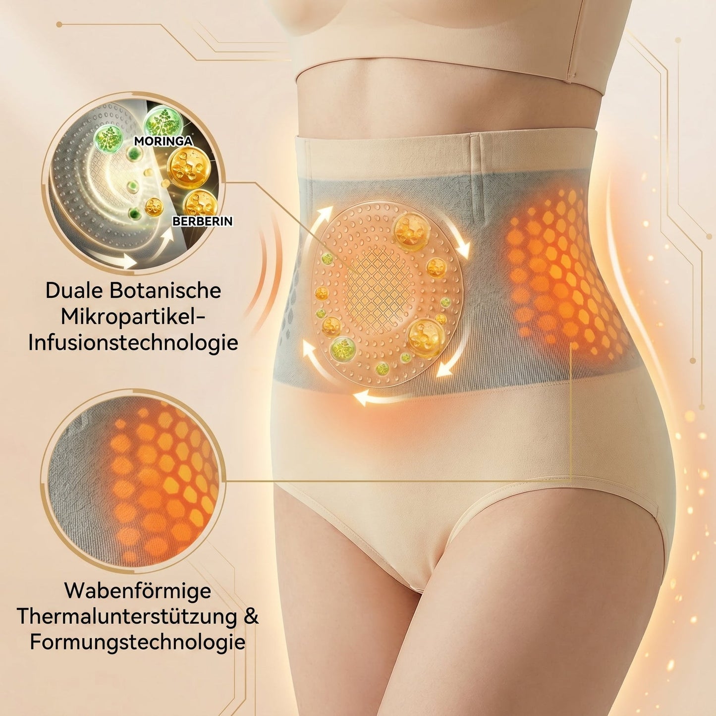 👙 Offizieller Brand Store | 🍑🍑 GFOUK® 2026 Moringa & Berberin 4-in-1 Mikropartikel-Sculpting- & Fettverbrennungs-Shorts