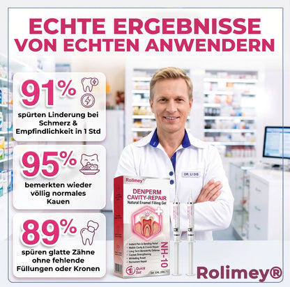 🤍 Rolimey® DenPerm – Natürliches Zahnschmelz-Füllgel zur Kariessanierung